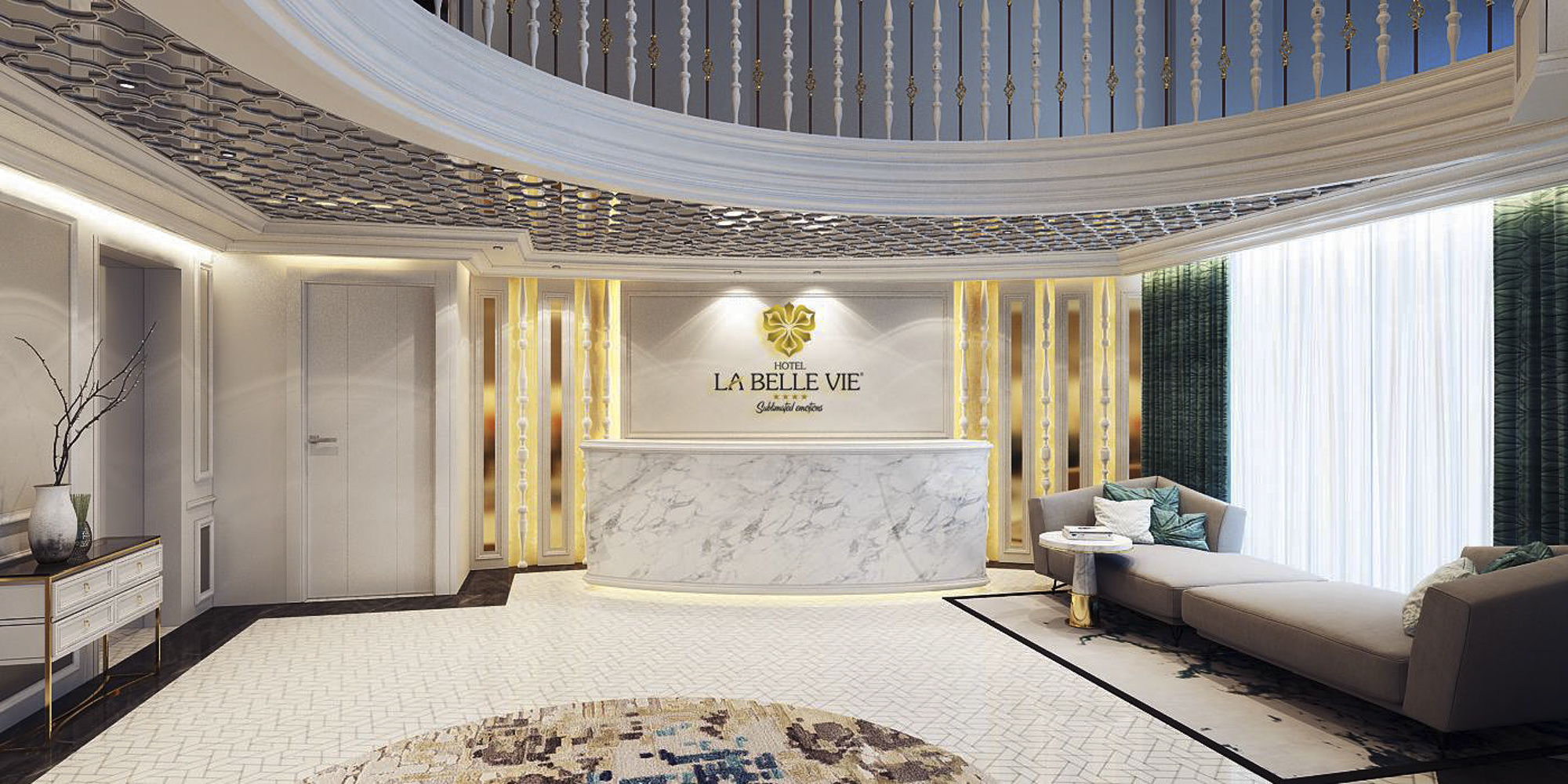 Việt Gia Khánh đã hợp tác với Labelle Vie Hotel với dự án lắp chữ inox lồng mica kết hợp đèn led cho mặt khách sạn
